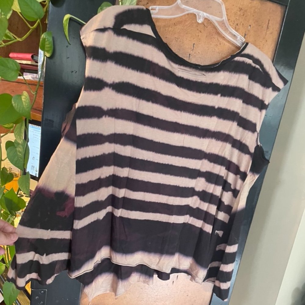 Allsaints Spitafields Sleeveless Tie Dye Shirt sz 10 - Picture 4 of 4